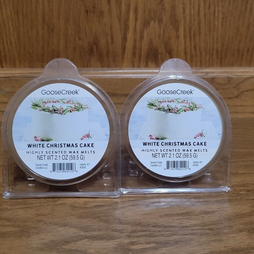 GooseCreek White Christmas Cake Highly Scented Wax Melts
